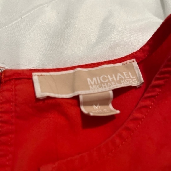 🔥 Michael Michael Kors Red Bell-Sleeve Tunic Top – Size M - Picture 3 of 3